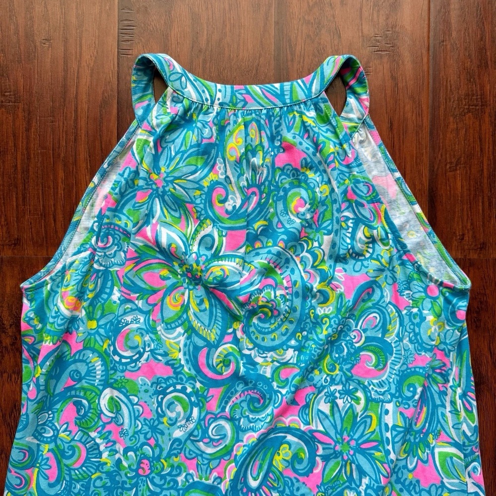 Lilly Pulitzer Danberry Dress S “Seabreeze Hey Gull Friend” Summer Vacation CUTE - Picture 15 of 16